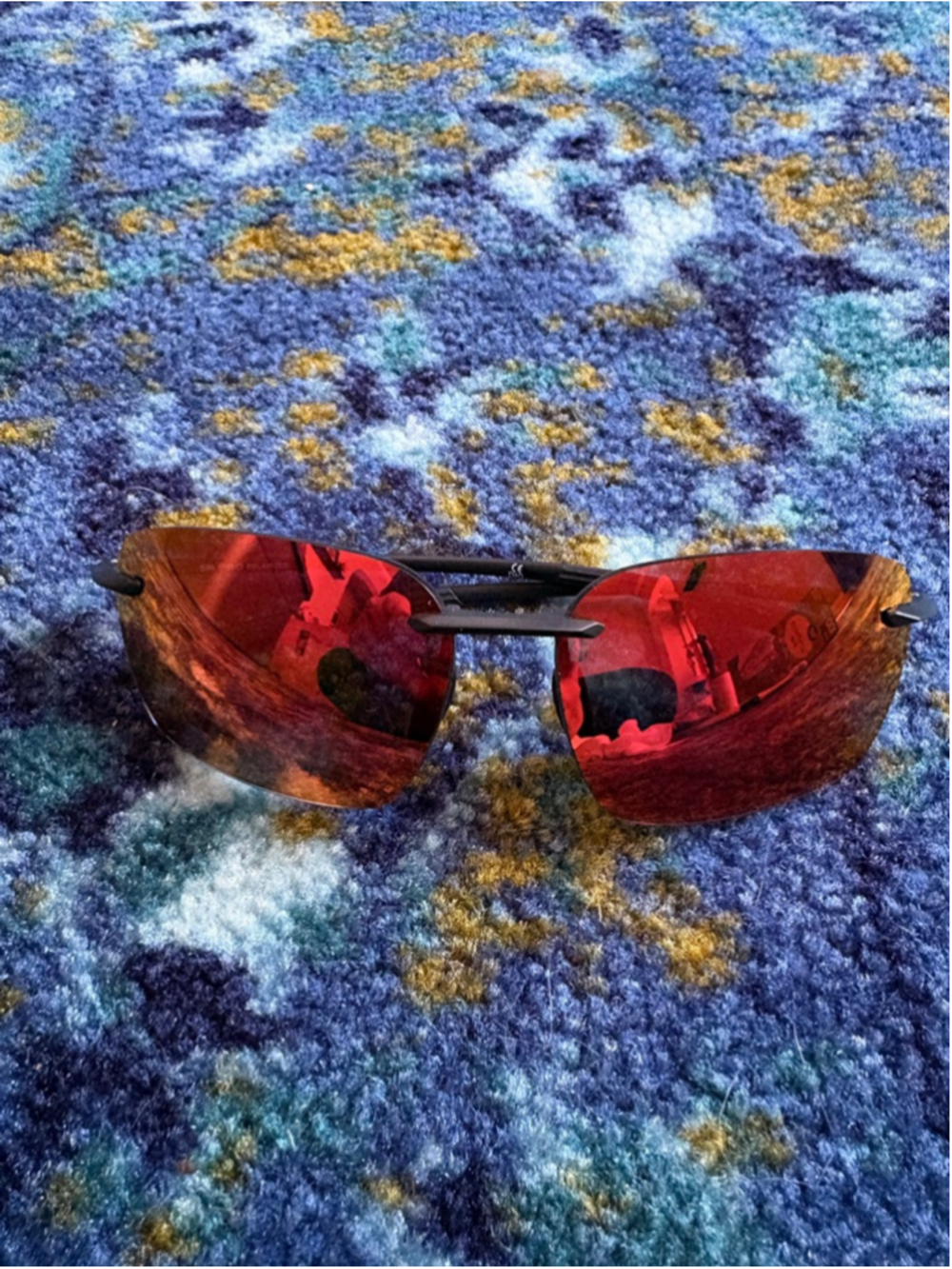 Shady Rays Red Mirrored Polarized Sunglasses